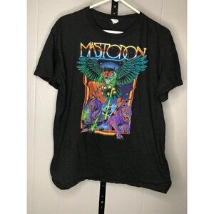 Mastodon Band Shirt Mens Size XL Black Space Owl Heavy Sludge Stoner Metal Y2K